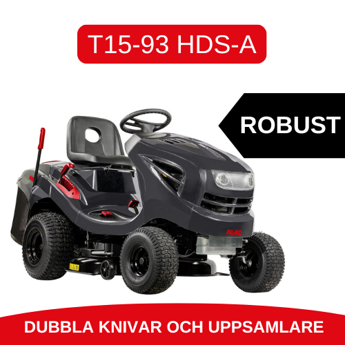 Trädgårdstraktor T15-93 HDS-A En svart Trädgårdstraktor T15-93 HDS-A