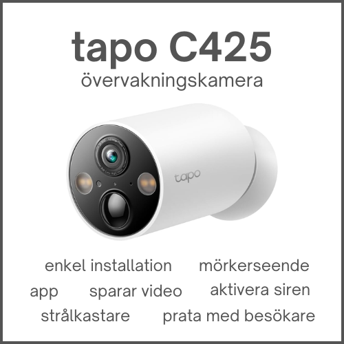 Tapo C425 övervakningskamera Övervakningskamera tapo C425