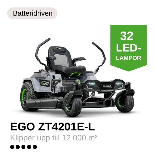 EGO ZT4201E-L Batteridriven åkgräsklippare Zero Turn EGO ZT4201E-L Batteridriven åkgräsklippare Zero Turn