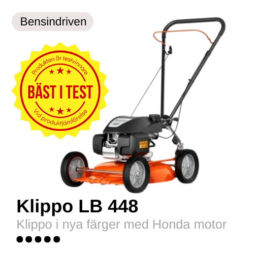 Hos oss hittar du det mesta för den bilintresserade. Mekonomen Orange gräsklippare Husqvarna Klippo lb448 med utmärkelsen "Bäst i Test".